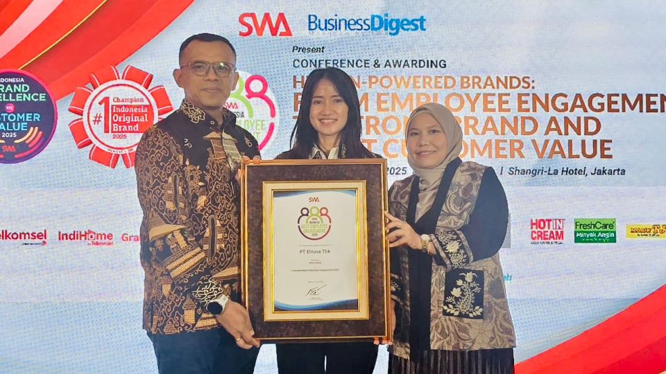 Elnusa Wins Indonesia Best Employee Engagement 2025 Award from SWA & Business Digest