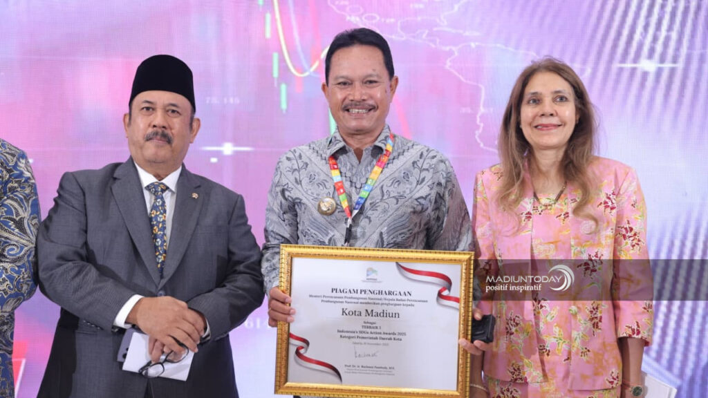 Madiun City Wins Top Award at Indonesia’s SDGs Action Awards 2025